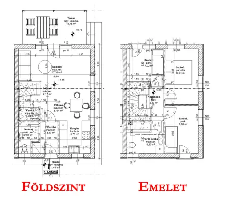 Eladó sorház, Pécel 3+1 szoba 75 m² 94.9 M Ft