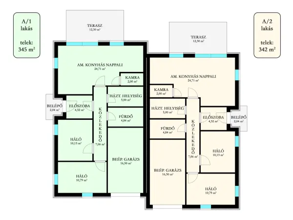 Eladó új építésű ikerház, Budapest, XVII. kerület 3 szoba 86 m² 124.9 M Ft